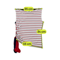 Trasparenze Striped Side Tie Tank Top
