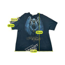 Gildan Grim Reaper Blue Wings Graphic Cotton Shirt