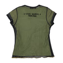 T-shirt Vive Maria em Rede com a Virgem Maria