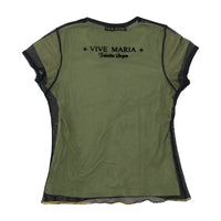 T-shirt Vive Maria em Rede com a Virgem Maria