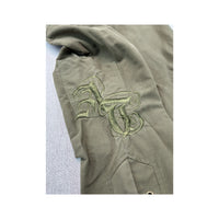 Americo Tavar Embroidered Lace-Up Cotton Cargo Pants