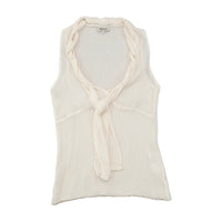 Marella Sleeveless Silk Tie Neck Blouse (Edit Image)
