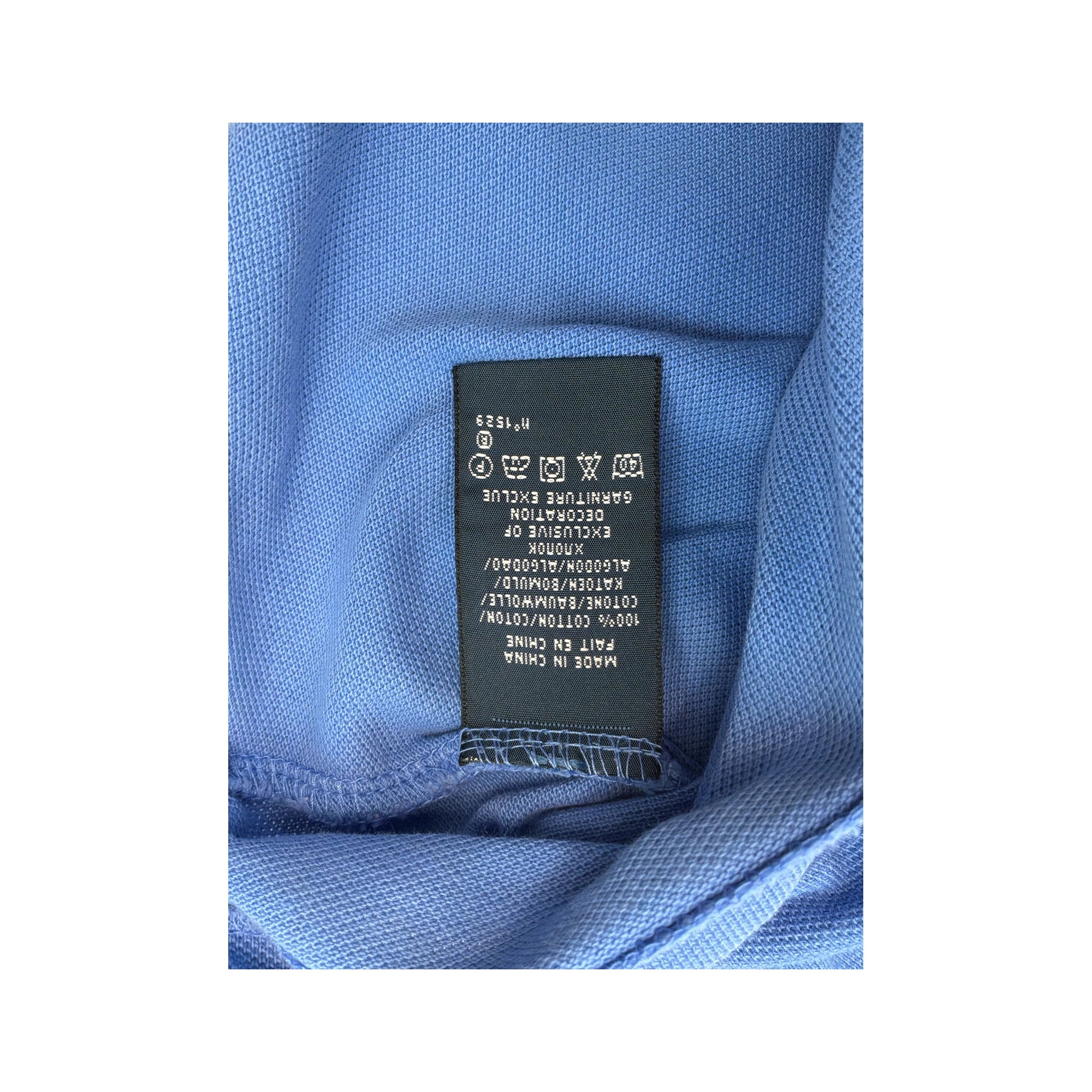 Ralph Lauren The Skinny Polo Blue Piqué Cotton Polo Shirt