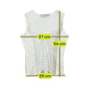 Cristina Effe Lace Up Lace Panel Sleeveless Blouse
