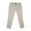 Ana Sousa Blue-Trim Cotton Chino Jeans