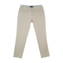 Ana Sousa Blue-Trim Cotton Chino Jeans