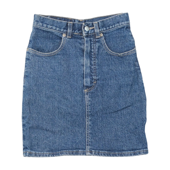 Wrangler Vintage Cotton Denim Mini Skirt