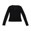 Rossella Sport Vintage Black Sheer Sequin Detail Polyester Blouse