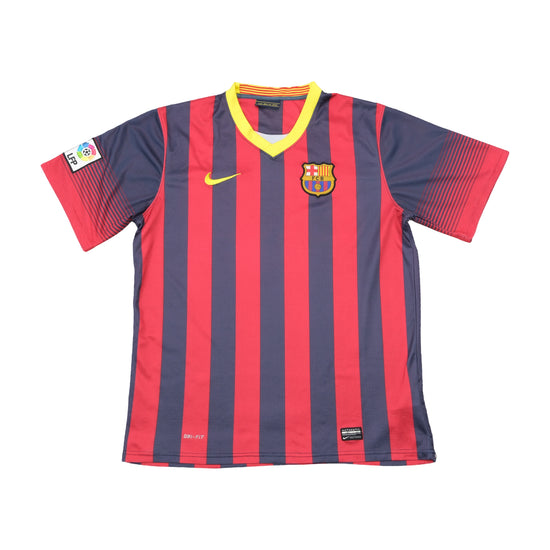 T-shirt Nike Camisa de Futebol FC Barcelona Dri-FIT com Listras