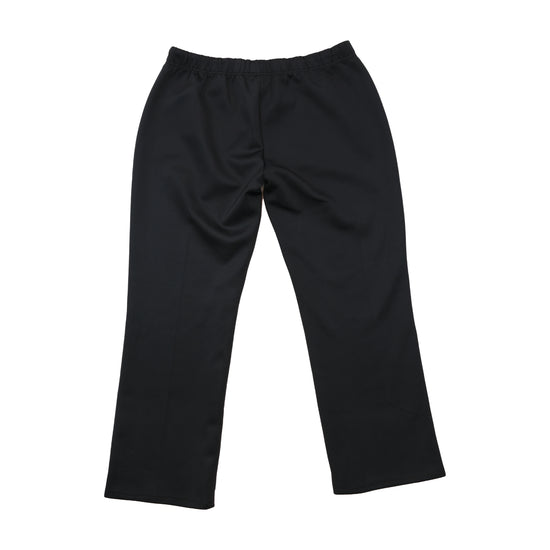 Black Straight Leg Side Stripe Pants