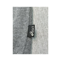Asics Vintage Gray Quarter Zip Cotton Blend Sweater