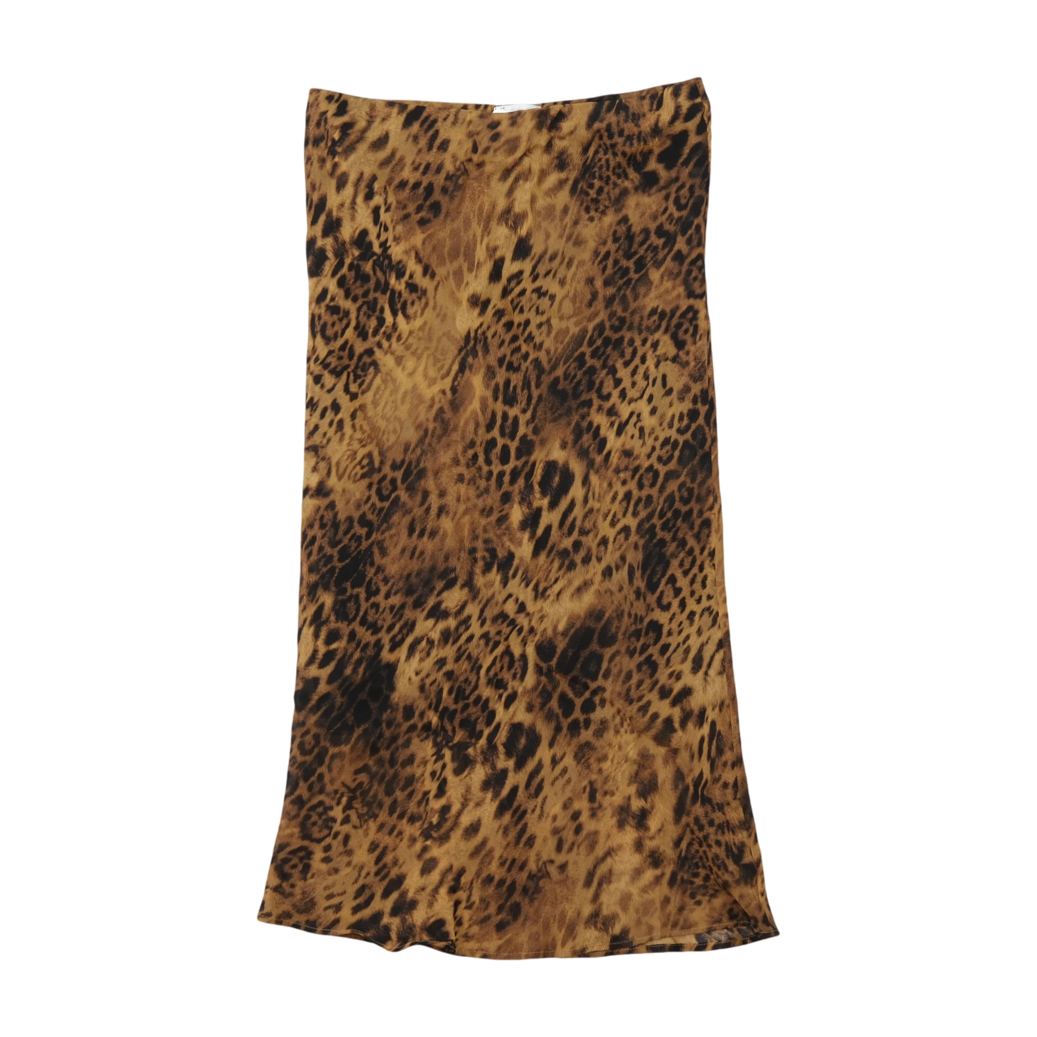 Leopard Print Maxi Skirt (Size 46)