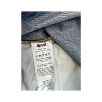 Rifle Faded Blue Cotton Straight Leg Jeans