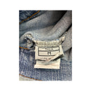Extyn Cropped Faded Denim Zip Jacket