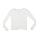 Safran Ribbed V-Neck Zip Front Sweater