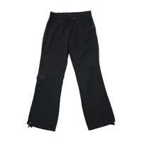 Okay Black Drawstring Cargo Pants