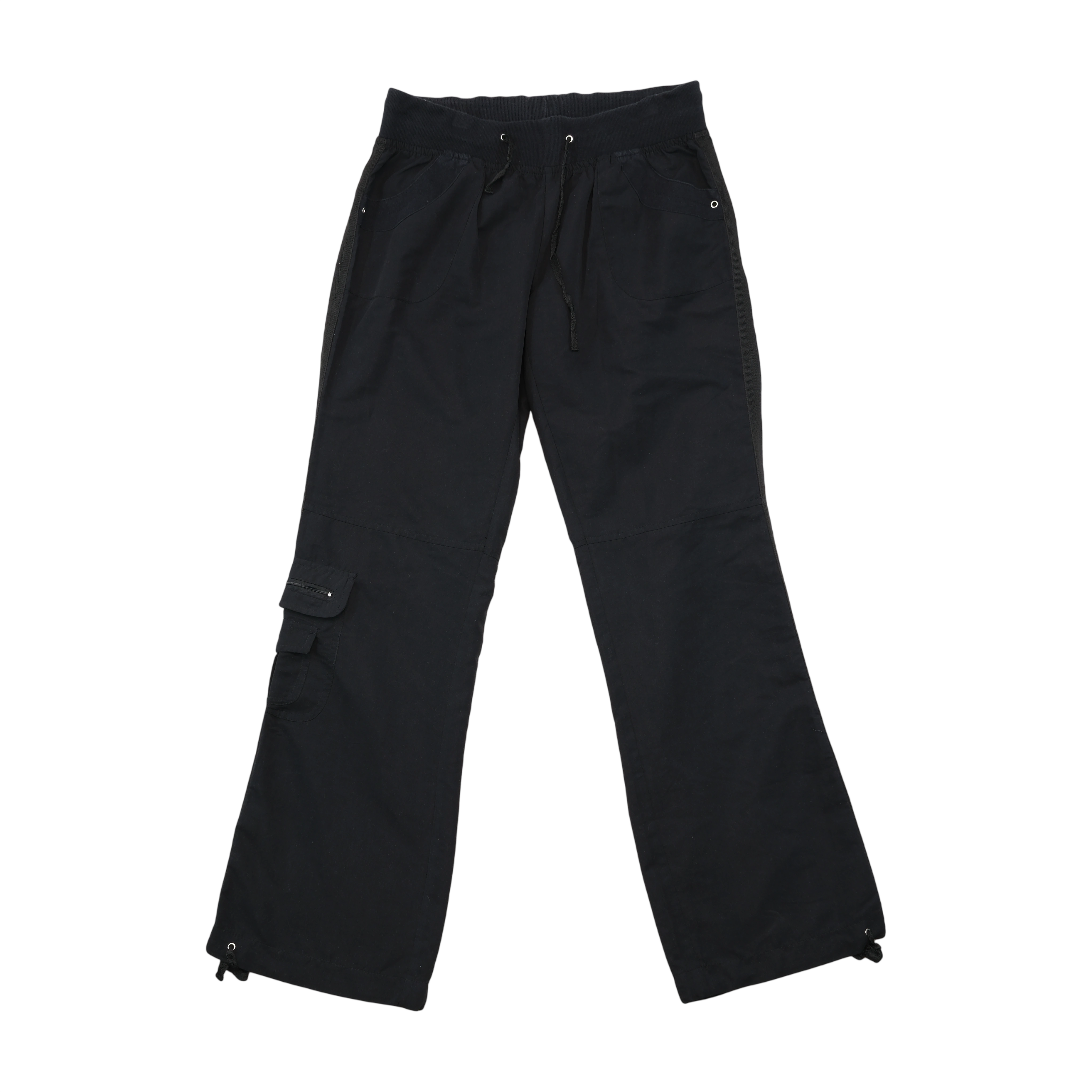 Okay Black Drawstring Cargo Pants