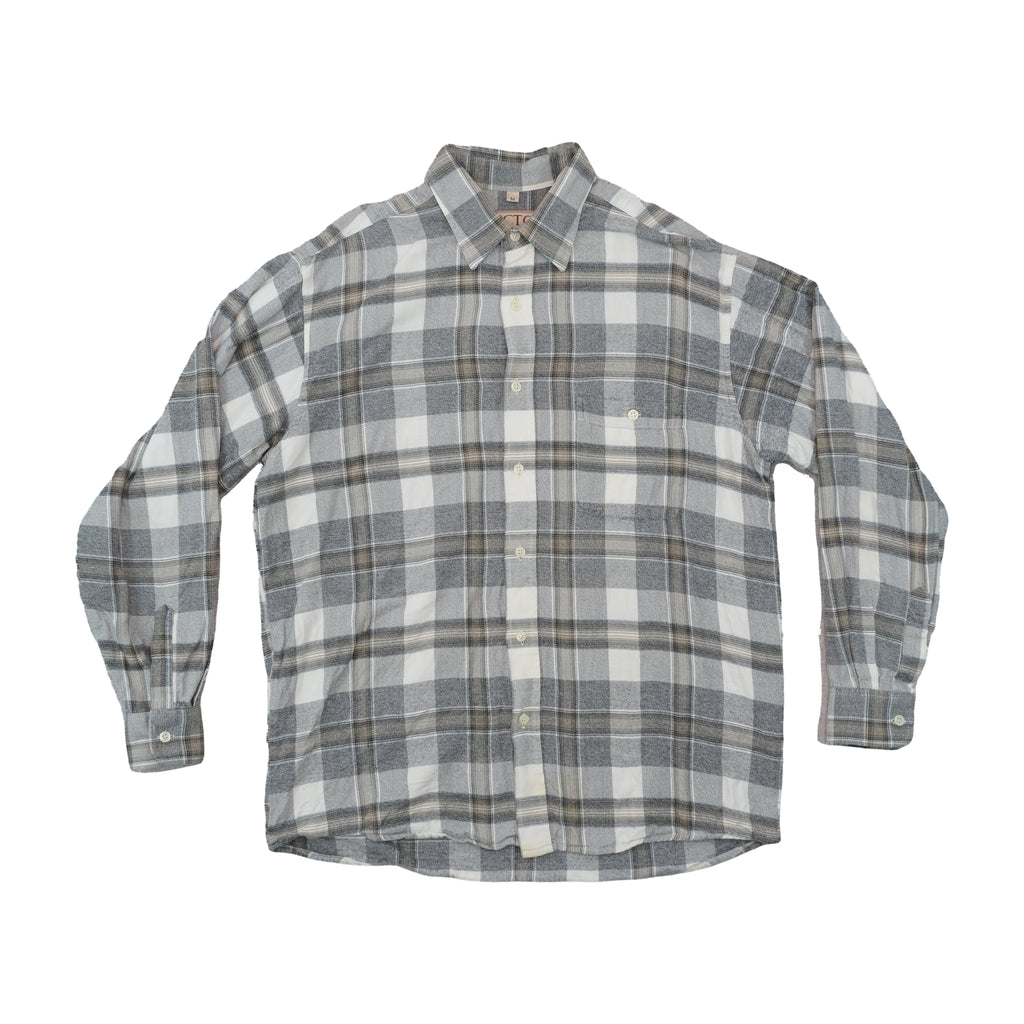 HECTOR Plaid Cotton Button Up Shirt