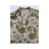 Leopard Print Beige Button-Up Shirt Dress