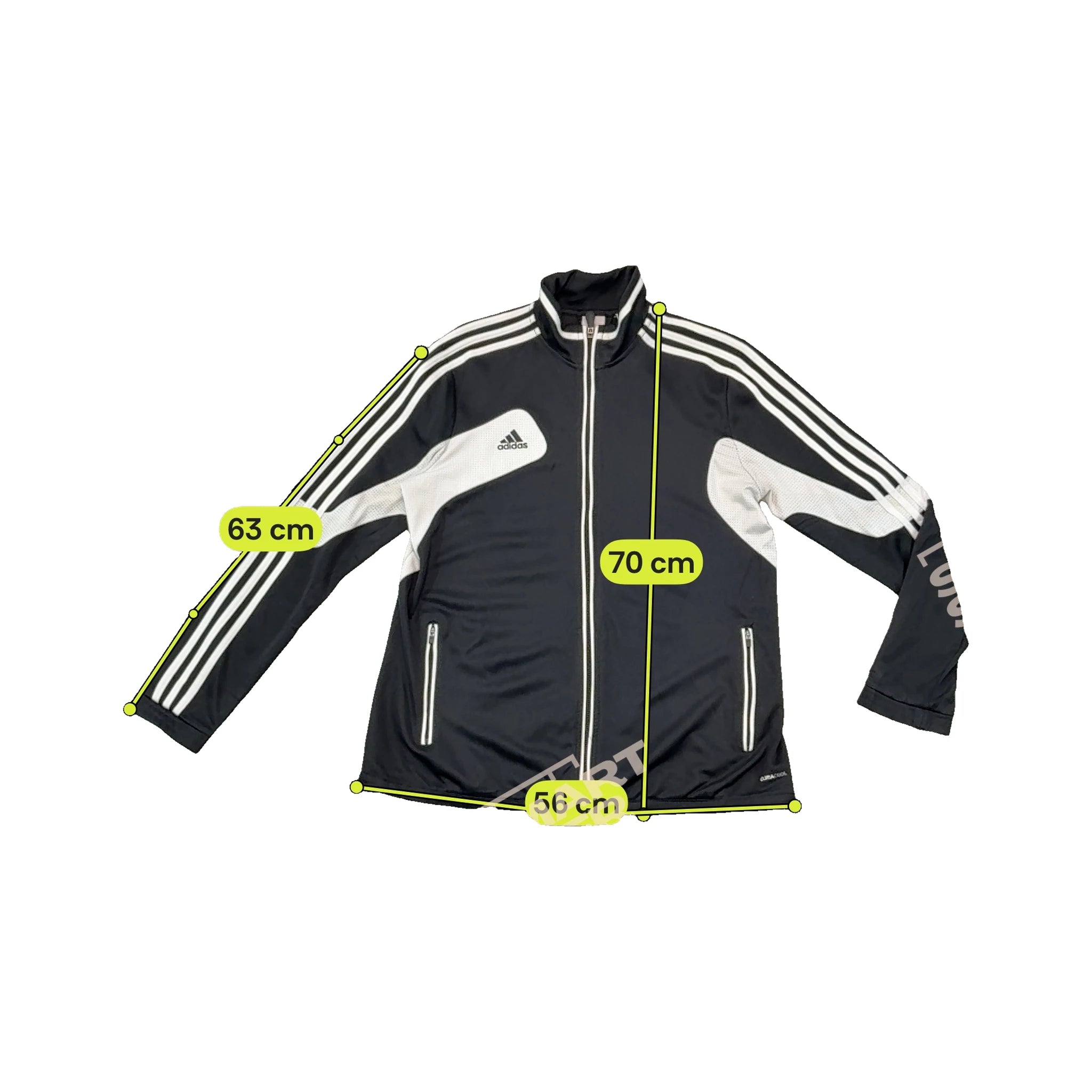 Adidas ClimaCool 3-Stripe Full Zip Track Jacket