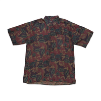 Bogari Paisley Print Short Sleeve Button-Up Shirt
