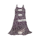 Purple Printed Dress