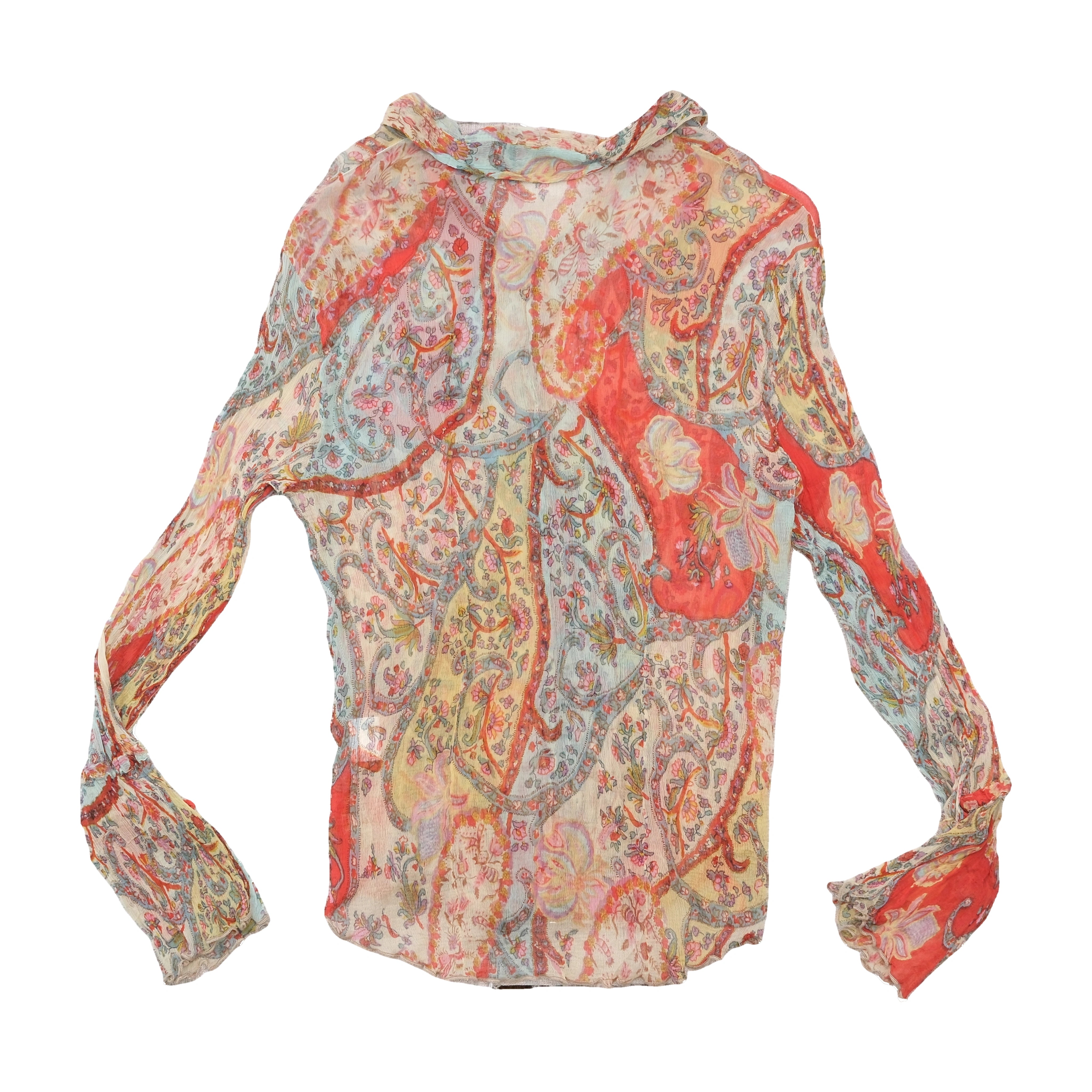 Szagun Paisley Sheer Viscose Blouse