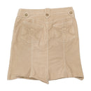 Marella Sport Beige Embroidered Pocket Mini Skirt