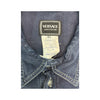 Versace Blue Denim Western Button Up Shirt