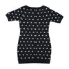 Moschino Cheap and Chic Moon Print Cotton Sweatshirt Dress