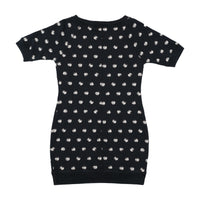 Moschino Cheap and Chic Moon Print Cotton Sweatshirt Dress