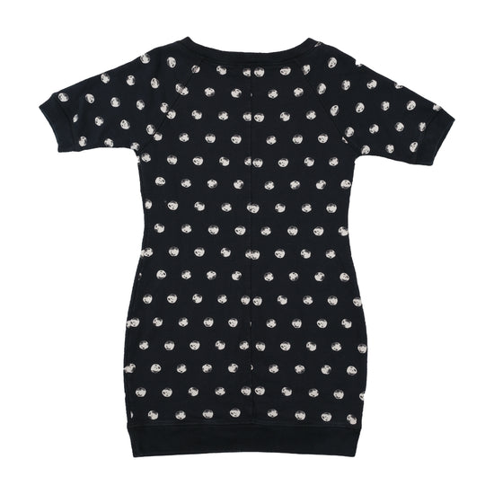 Moschino Cheap and Chic Moon Print Cotton Sweatshirt Dress
