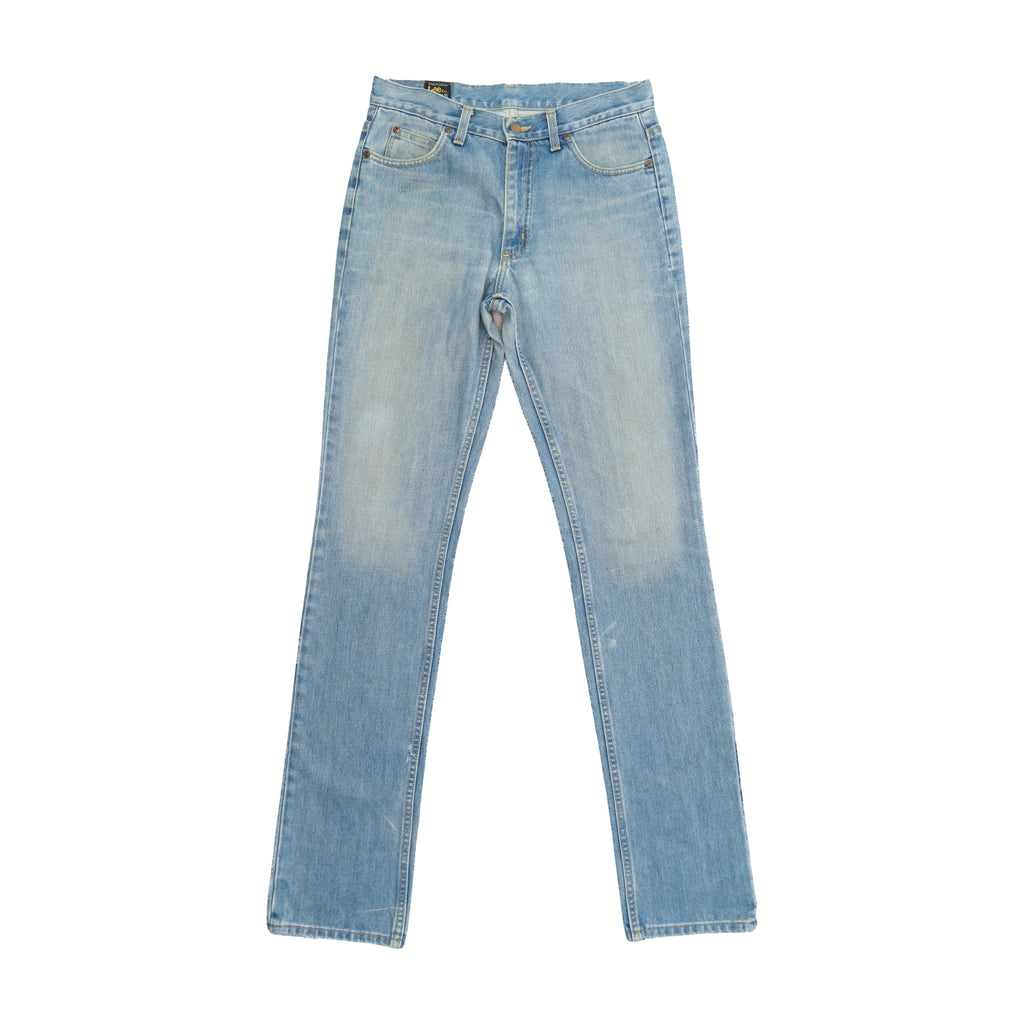 Lee Vintage Light Wash Pink Wave Pocket Straight Leg Jeans