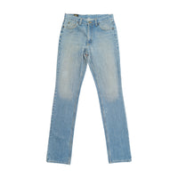 Lee Vintage Light Wash Pink Wave Pocket Straight Leg Jeans