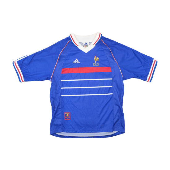 adidas France FFF Vintage Soccer Jersey T-shirt