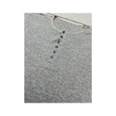 Vintage Heather Gray Ribbed Henley Shirt