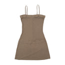 Colours Of The World Metallic Stripe Slip Dress