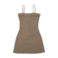 Colours Of The World Metallic Stripe Slip Dress