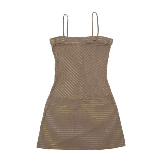 Colours Of The World Metallic Stripe Slip Dress