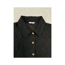 ARMONY All-Over Embroidered Pattern Snap-Front Vest Jacket