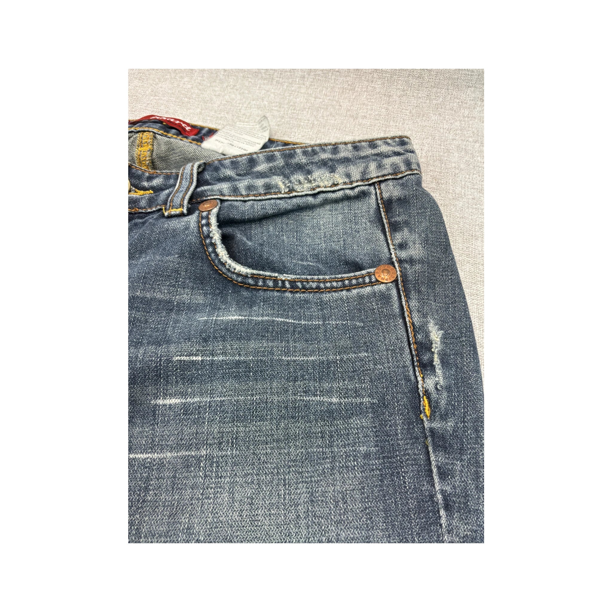 Phard Distressed Patchwork Denim Jeans