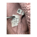 Pink Wool Zip Sweater