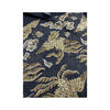 Custo Barcelona Metallic Phoenix Print Sleeveless Mock Neck Dress