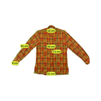 Sommermann Orange &amp; Yellow Plaid Button-Up Shirt