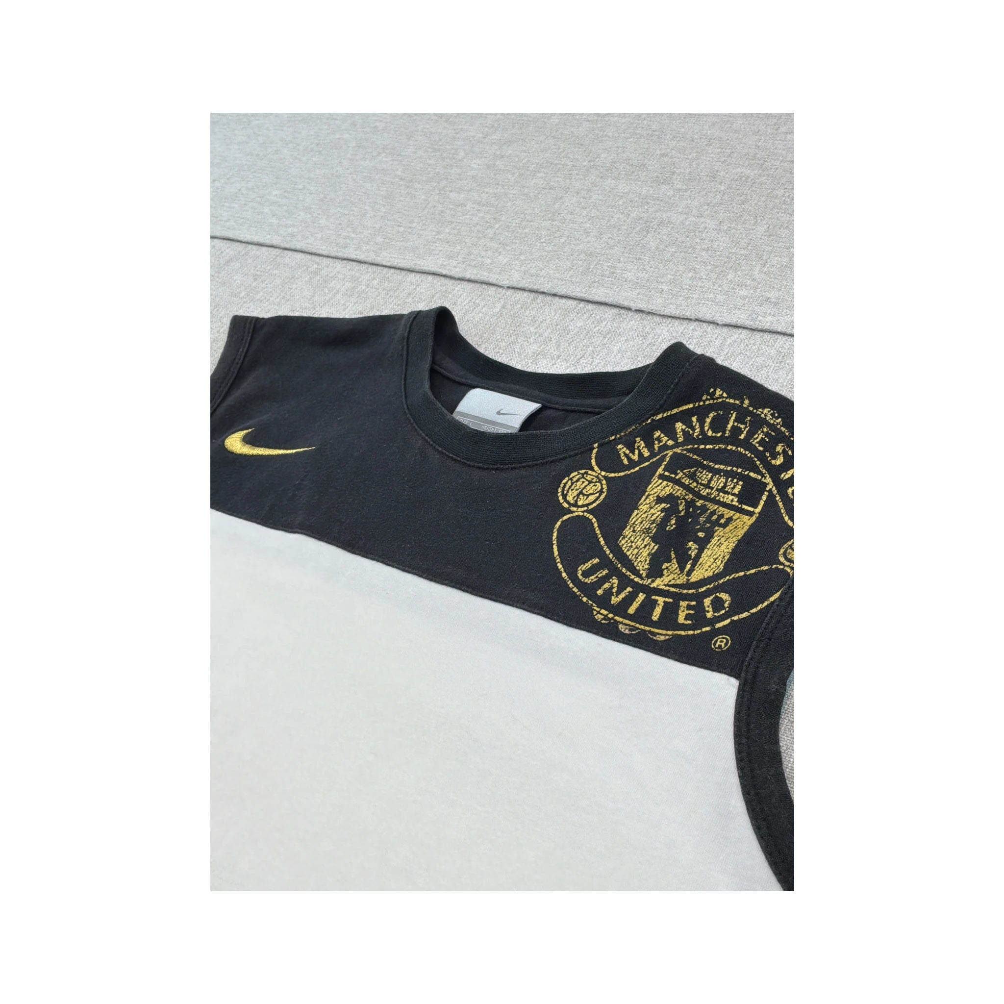 Nike Manchester United Cotton Blend Sleeveless Colorblock Tank Top