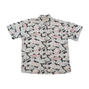 Cooke Street Honolulu Vintage Fish Print Cotton Button Up Shirt