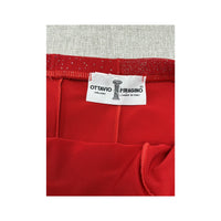 Red Glitter Tulle Strapless Bubble Hem Dress