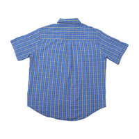 Ozone Short Sleeve Plaid Cotton Shirt