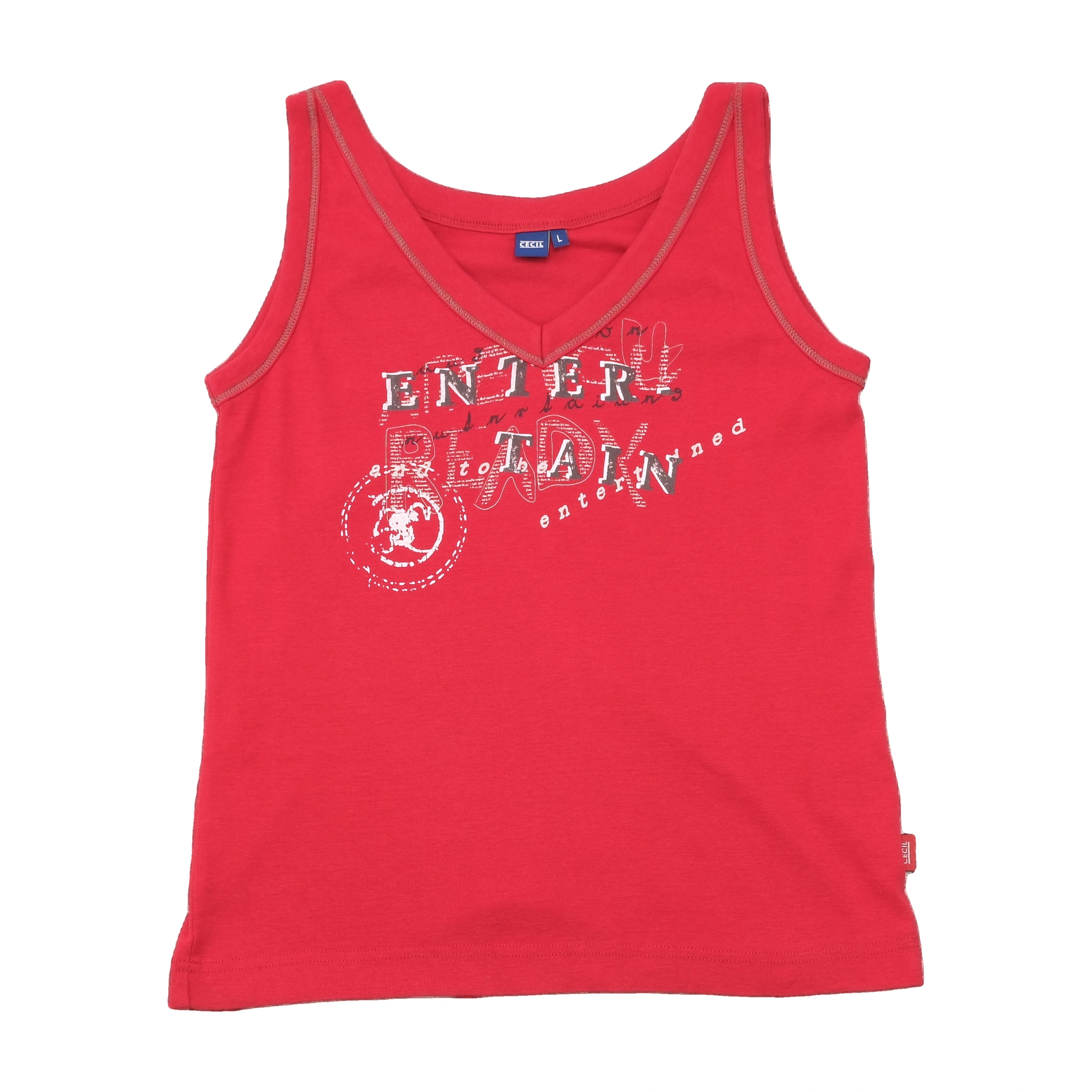 Cecil Graphic Cotton Tank Top