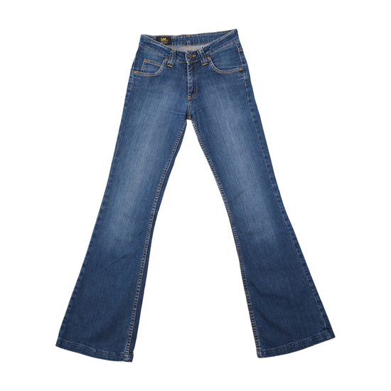 Lee Low Rise Flared Denim Jeans